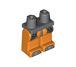 LEGO Gris pierre foncé Deep Sea Diver avec Orange Outfit Minifigure Hanches et jambes (3815 / 20880)