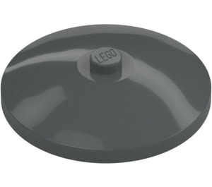 LEGO Dark Stone Gray Dish 4 x 4 (Solid Stud) (3960 / 30065)