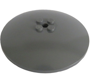 LEGO Dark Stone Gray Dish 8 x 8 (3961 / 35154)