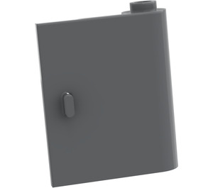 LEGO Dark Stone Gray Door 1 x 3 x 3 Right with Hollow Hinge (60657)