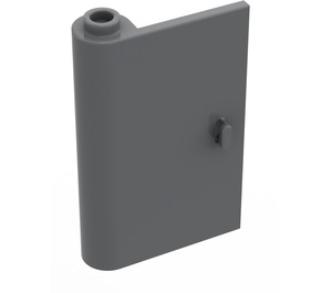 LEGO Dark Stone Gray Door 1 x 3 x 4 Left with Hollow Hinge (58381)