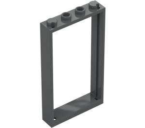 LEGO Dark Stone Gray Door Frame 1 x 4 x 6 (Single Sided) (40289 / 60596)