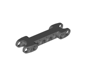LEGO Dark Stone Gray Double Ball Joint Connector (50898)