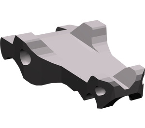 LEGO Dark Stone Gray Dragon / Crocodile Head (6027)