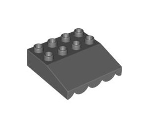 LEGO Dark Stone Gray Duplo Awning (31170 / 35132)