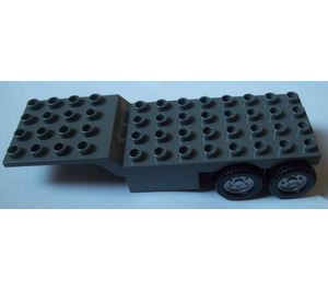 LEGO Dark Stone Gray Duplo Truck Trailer 4 x 13 x 2 (47411)