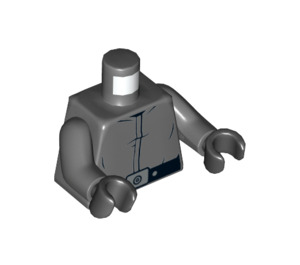 LEGO Dark Stone Gray Garindan Minifig Torso (973 / 76382)