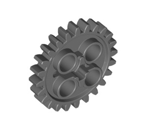LEGO Dark Stone Gray Gear with 24 Teeth (3648 / 24505)