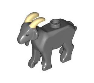 LEGO Dunkles Steingrau Goat mit Tan Horns (109167)