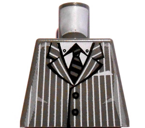 LEGO Dunkles Steingrau Harry Osborn mit Dark Stone Grau Suit Torso ohne Arme (973)
