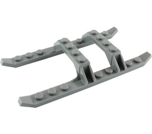 LEGO Dark Stone Gray Helicopter Landing Skids 12 x 6 (30248 / 40939)