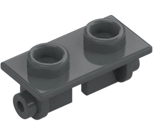 LEGO Dark Stone Gray Hinge 1 x 2 Top (3938)