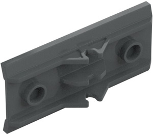 LEGO Dark Stone Gray Hinge 6 x 3 (2440)