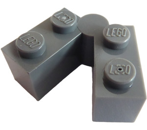 LEGO Donker steengrijs Hinge Brick 1 x 4 Assembly