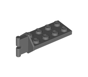 LEGO Dunkles Steingrau Scharnier Platte 2 x 4 mit Articulated Joint - Male (3639)