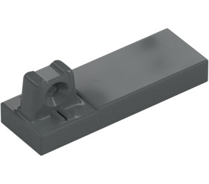 LEGO Dark Stone Gray Hinge Tile 1 x 3 Locking with Single Finger on Top (44300 / 53941)