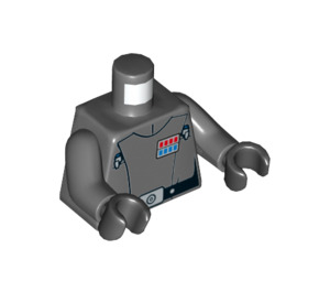 LEGO Gris pierre foncé Imperial Officer Minifig Torse (973 / 76382)