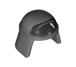 LEGO Dark Stone Gray Imperial Pilot Helmet with Goggles (28370 / 57900)
