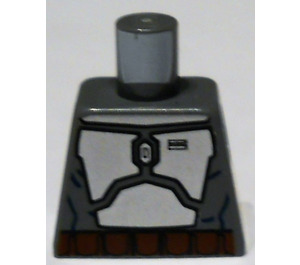 LEGO Gris piedra oscuro Jango Fett Torso sin brazos (973)