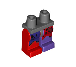 LEGO Dunkles Steingrau Jestro (70316) Minifigure Hüften und Beine (3815 / 23944)