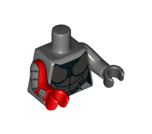 LEGO Mørk stengrå Katana Minifig Torso (973 / 88585)