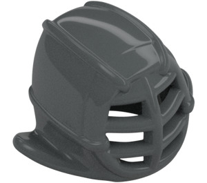 LEGO Dark Stone Gray Kendo Helmet (98130)