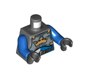 LEGO Dunkles Steingrau King's Löwe Ritter mit Armour Torso (973 / 76382)