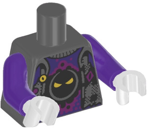 LEGO Dunkles Steingrau MadTeo Minifigur Torso (973)