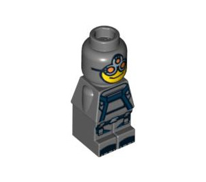 LEGO Dark Stone Gray Magma Monster Microfigure