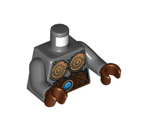 LEGO Mørk stengrå Maula Minifigur Elephant Torso (973 / 76382)