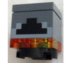 LEGO Dunkles Steingrau Minecraft Furnace