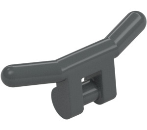 LEGO Dark Stone Gray Minifig Handlebars (30031)