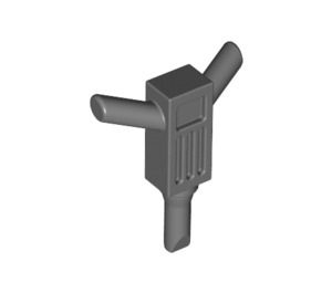LEGO Dark Stone Gray Minifig Jackhammer (30228)