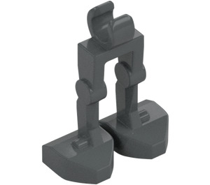 LEGO Dark Stone Gray Minifig Mechanical Legs (30376 / 49713)