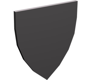 LEGO Dark Stone Gray Minifig Shield Triangular (3846)