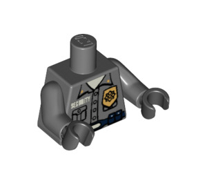 LEGO Dark Stone Gray Minifig Torso (973 / 76382)