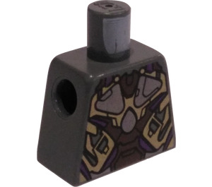 LEGO Gris piedra oscuro Minifigura Torso sin brazos con Chitauri General (973)