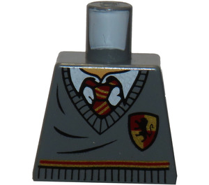 LEGO Gris Pierre Foncé Minifigurine Torse sans bras avec Gryffindor Pull-over et Tie (973)