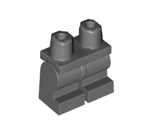 LEGO Dark Stone Gray Minifigure Medium Legs (37364 / 107007)