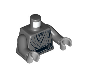 LEGO Dunkles Steingrau Naare Minifigur Torso (973 / 76382)