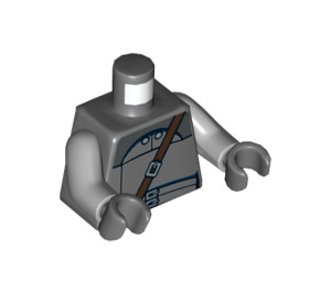 LEGO Gris piedra oscuro Nikto Guardia Torso (973 / 76382)