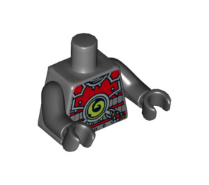 LEGO Dark Stone Gray Ninjago Scout Torso Assembly (76382 / 88585)