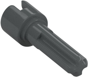 LEGO Dark Stone Gray Output Shaft for Constant Velocity Joint (92906)