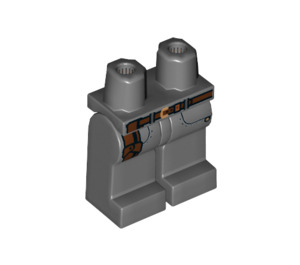 LEGO Donker steengrijs Owen Minifiguur Heupen en benen (3815 / 21672)