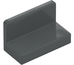 LEGO Dark Stone Gray Panel 1 x 2 x 1 with Rounded Corners (4865 / 26169)