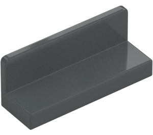 LEGO Dark Stone Gray Panel 1 x 3 x 1 (23950)