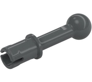 LEGO Dark Stone Gray Pin with Ball (80477)