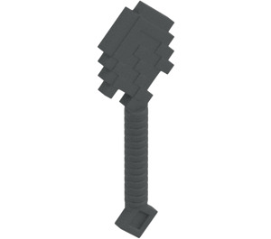 LEGO Dark Stone Gray Pixelated Shovel (18791)