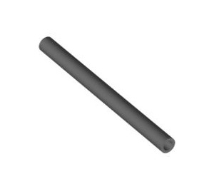 LEGO Dark Stone Gray Plastic Hose 4 cm (5 Studs) (76307 / 100890)