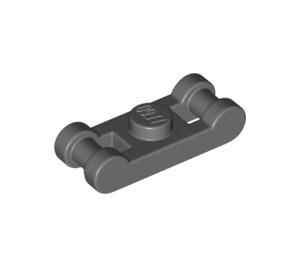 LEGO Dark Stone Gray Plate 1 x 1 with Two Bar Handles (78257)